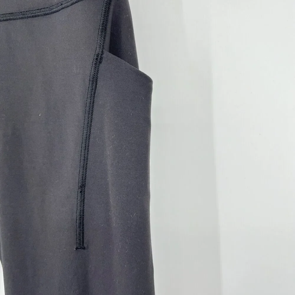 Lululemon Wunder Train Leggings Women's 8 Black Pockets Flawed